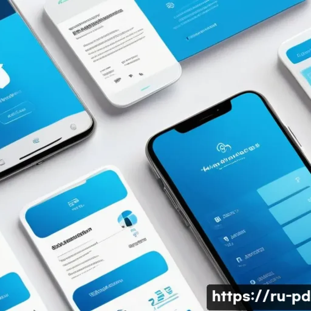 제품디자인과 브랜드 아이덴티티 설계의 관계 - A modern corporate branding scene showcasing a sleek digital interface for a financial technology co...