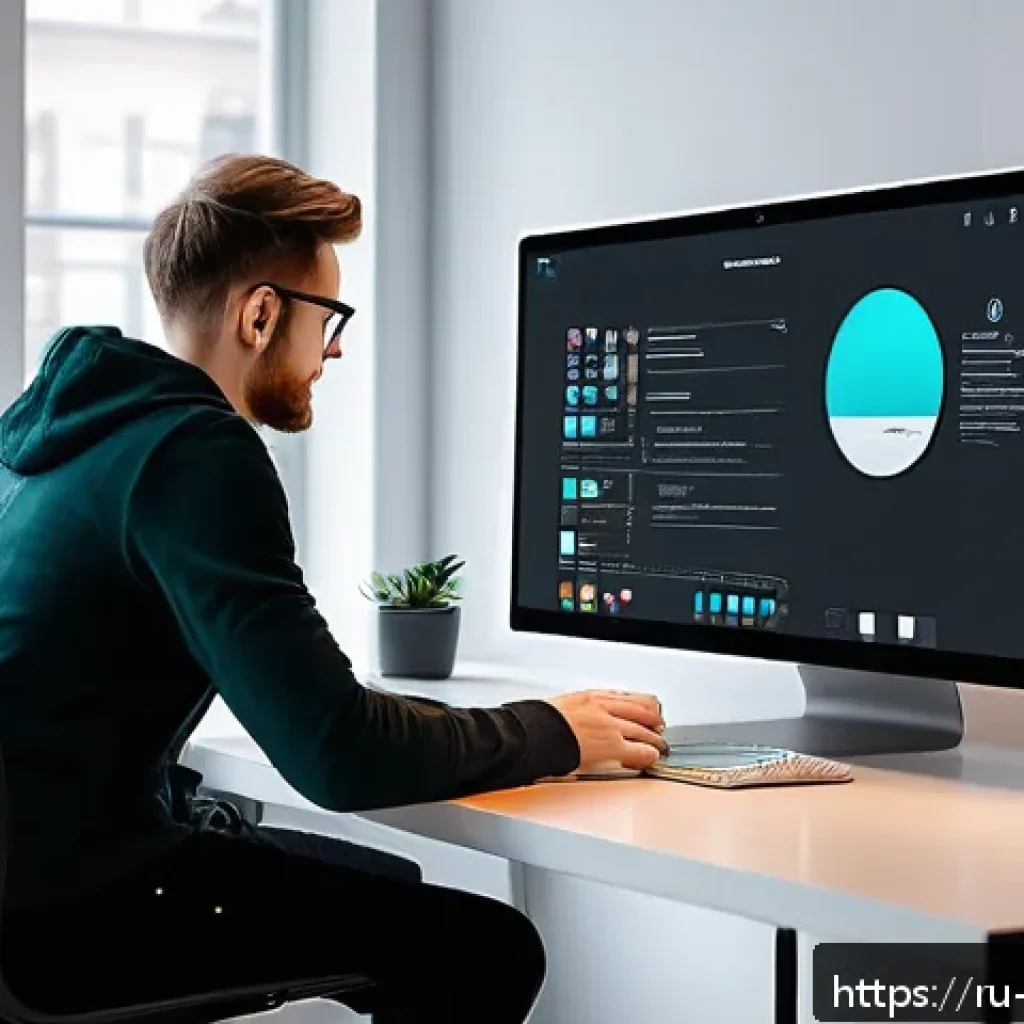 제품디자인 실무에서 필요한 UX UI 기초 지식 - A modern UX/UI designer workspace in Moscow, Russia, showing a professional user testing a digital p...